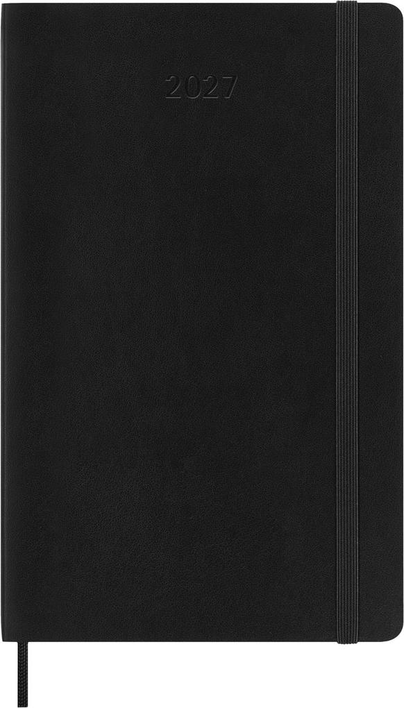 Weitere Ansicht: Moleskine 12 Monate Monatsnotizkalender 2027, L/A5, 1 Mo = 2 Seiten, Linierte Seiten, Weicher Einband, Schwarz