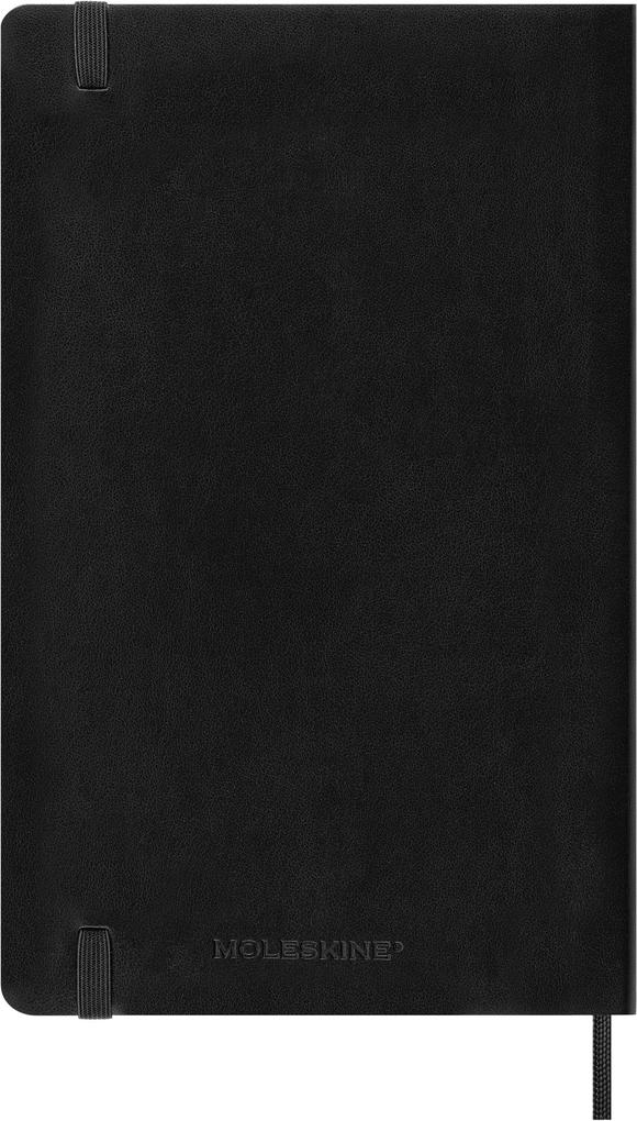 Weitere Ansicht: Moleskine 12 Monate Monatsnotizkalender 2027, L/A5, 1 Mo = 2 Seiten, Linierte Seiten, Weicher Einband, Schwarz