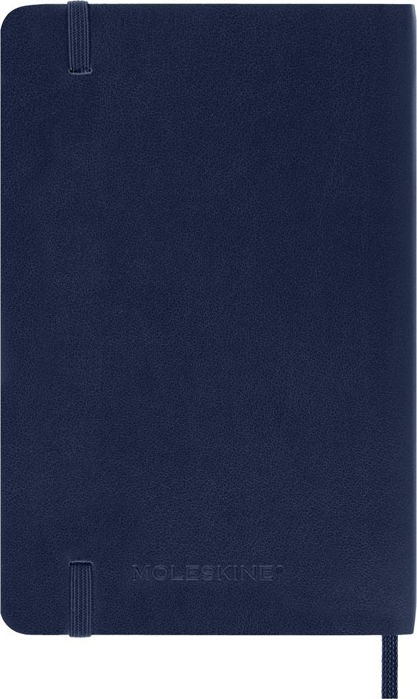 Weitere Ansicht: Moleskine 12 Monate Wochen Notizkalender 2027, Pocket/A6, 1 Wo = 1 Seite, rechts linierte Seite, Weicher Einband, Saphir