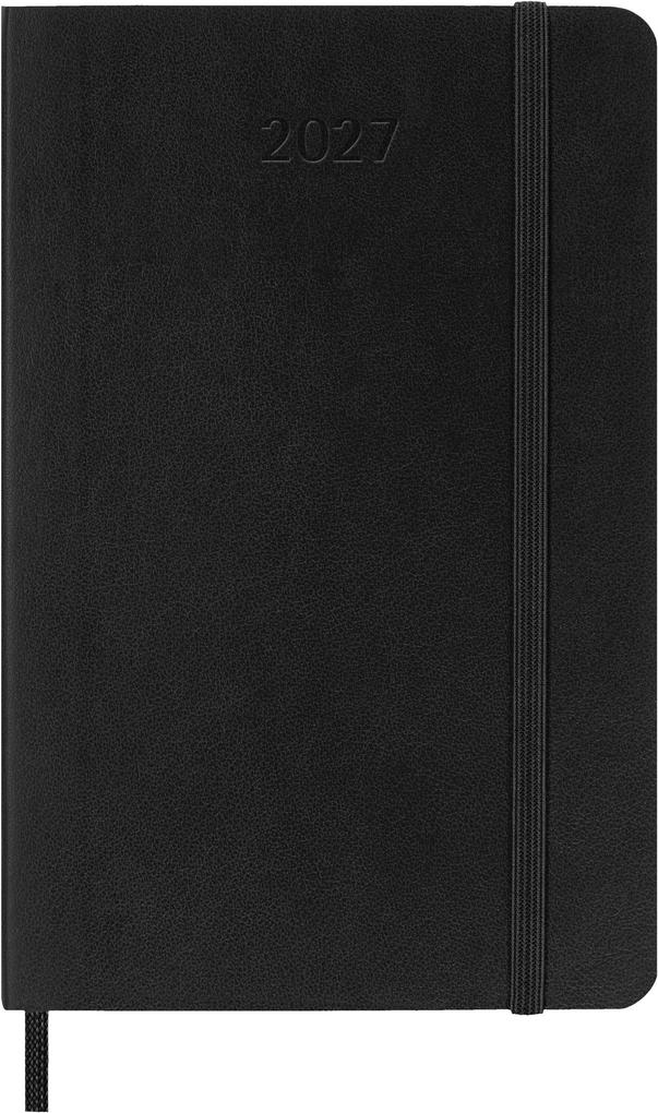 Weitere Ansicht: Moleskine 12 Monate Wochen Notizkalender 2027, Pocket/A6, 1 Wo = 1 Seite, rechts linierte Seite, Weicher Einband, Schwarz