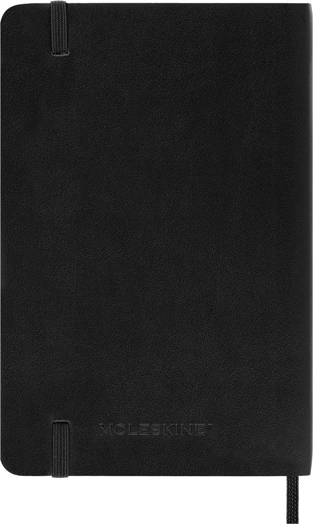 Weitere Ansicht: Moleskine 12 Monate Wochen Notizkalender 2027, Pocket/A6, 1 Wo = 1 Seite, rechts linierte Seite, Weicher Einband, Schwarz