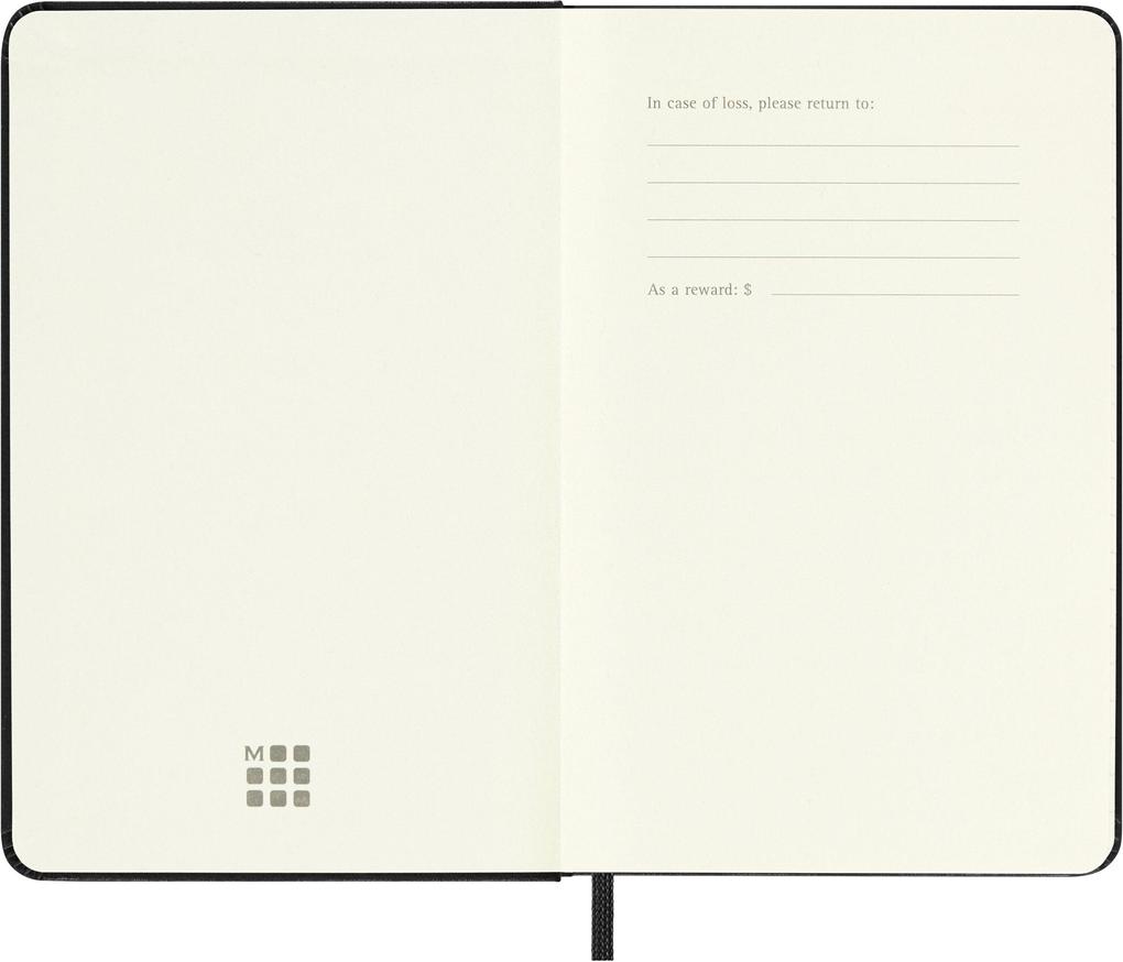 Weitere Ansicht: Moleskine 12 Monate Tageskalender 2027, Pocket/A6, 1 Tag = 1 Seite, fester Einband, Schwarz
