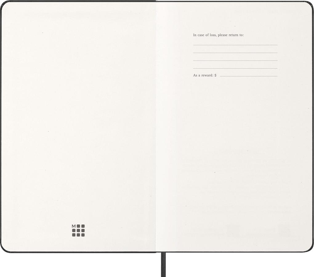 Weitere Ansicht: Moleskine 12 Monate Tageskalender 2027, Large/A5, 1 Tag = 1 Seite, fester Einband, Schwarz