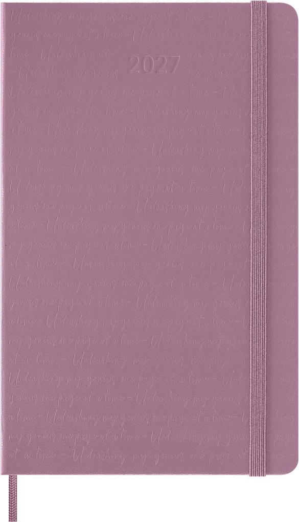 Weitere Ansicht: Moleskine 12 Monate Tageskalender 2027, Large/A5, 1 Tag = 1 Seite, fester Einband, Majestätisches Pink