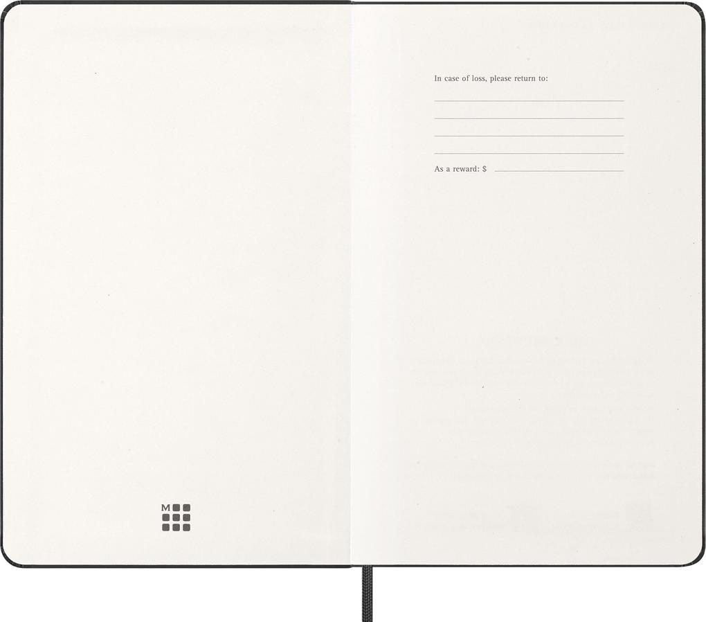 Weitere Ansicht: Moleskine 12 Monate Wochenkalender 2027, Large/A5, 1 Wo = 2 Seiten, vertikal, fester Einband, Schwarz
