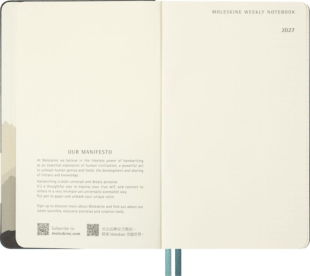 Weitere Ansicht: Moleskine 12 Monate Der Herr der Ringe Wochen-Notizkalender 2027, L/A5, 1 Wo = 1 Seite, fester Einband