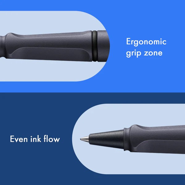 Weitere Ansicht: LAMY safari Tintenroller steel black