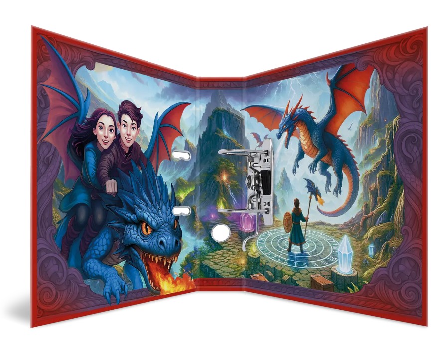 Weitere Ansicht: Herma Motiv-Ordner A4 Dragon
