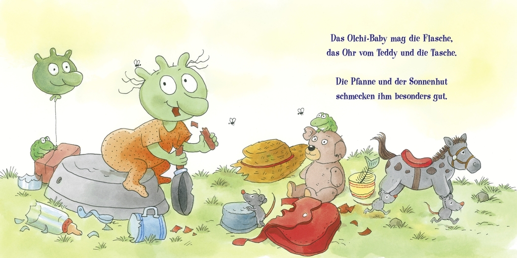 Weitere Ansicht: Die Olchis. Olchi-Baby macht, was es will! | Erhard Dietl