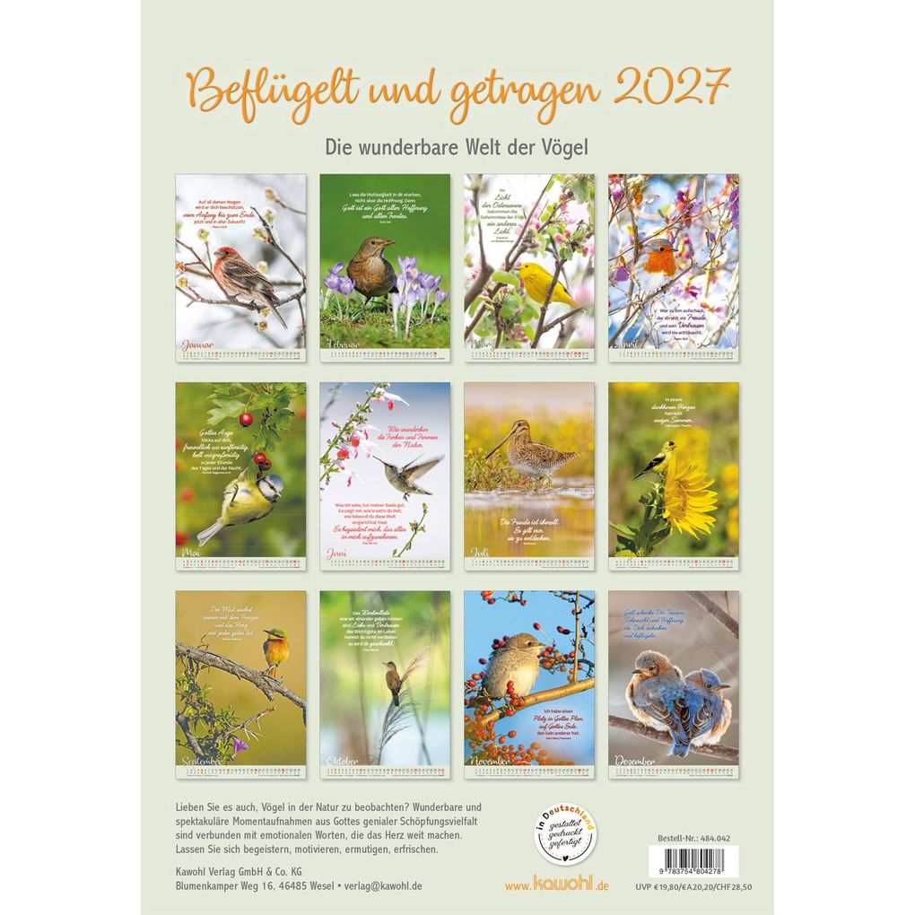 Weitere Ansicht: Beflügelt und getragen 2027