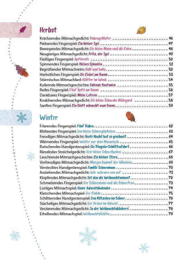 Weitere Ansicht: Das Krippen-Jahreszeitenbuch: Fingerspiele & Mitmachreime