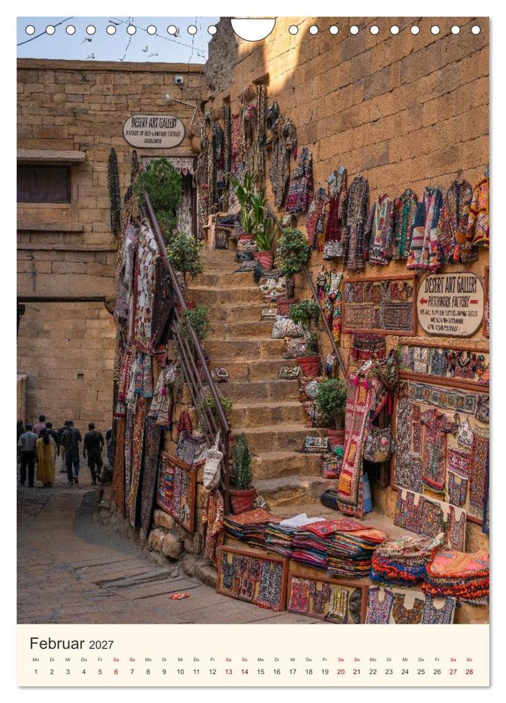 Weitere Ansicht: Straßenleben in Rajasthan (Wandkalender 2027 DIN A4 hoch), CALVENDO Monatskalender | Photostravellers Photostravellers, Calvendo