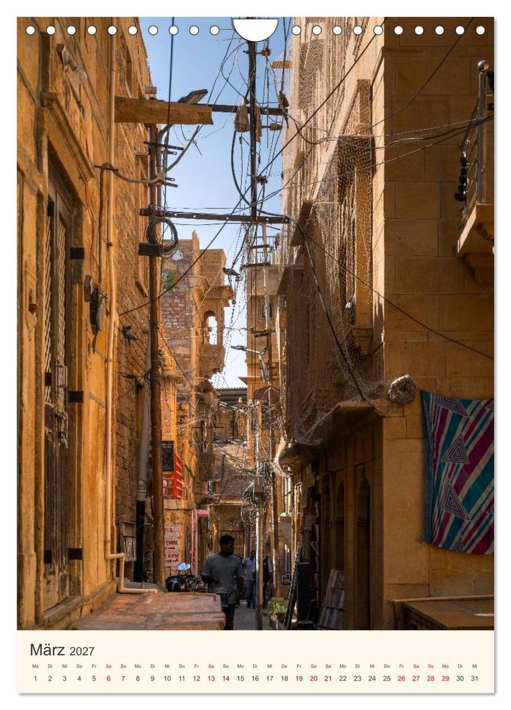Weitere Ansicht: Straßenleben in Rajasthan (Wandkalender 2027 DIN A4 hoch), CALVENDO Monatskalender | Photostravellers Photostravellers, Calvendo