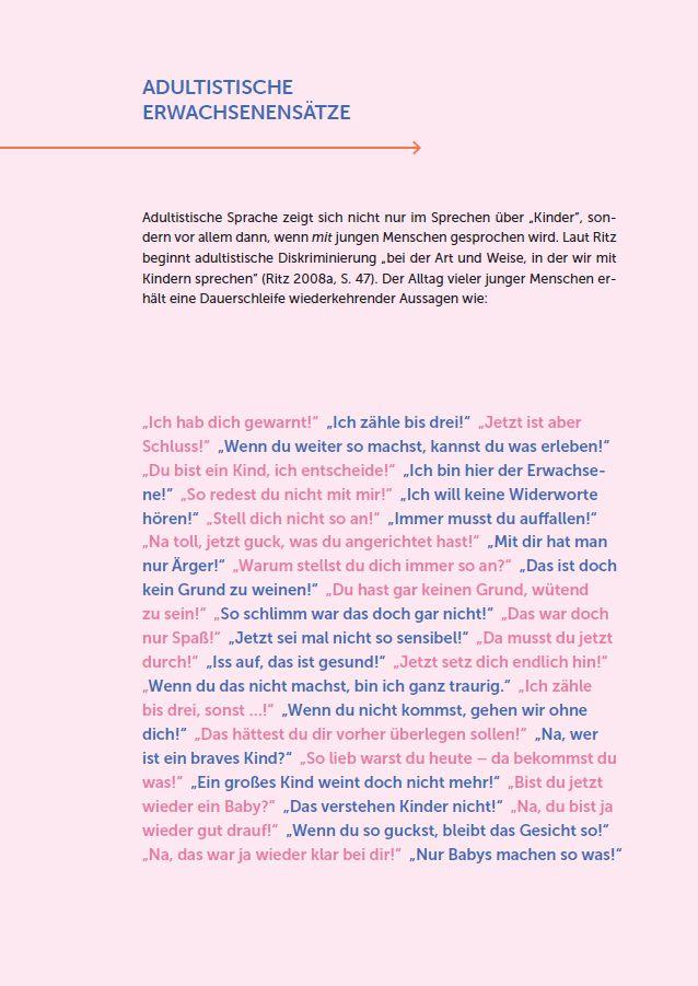 Weitere Ansicht: Adultismus wahrnehmen, reflektieren, abbauen | Sandra Richter, Fea Finger