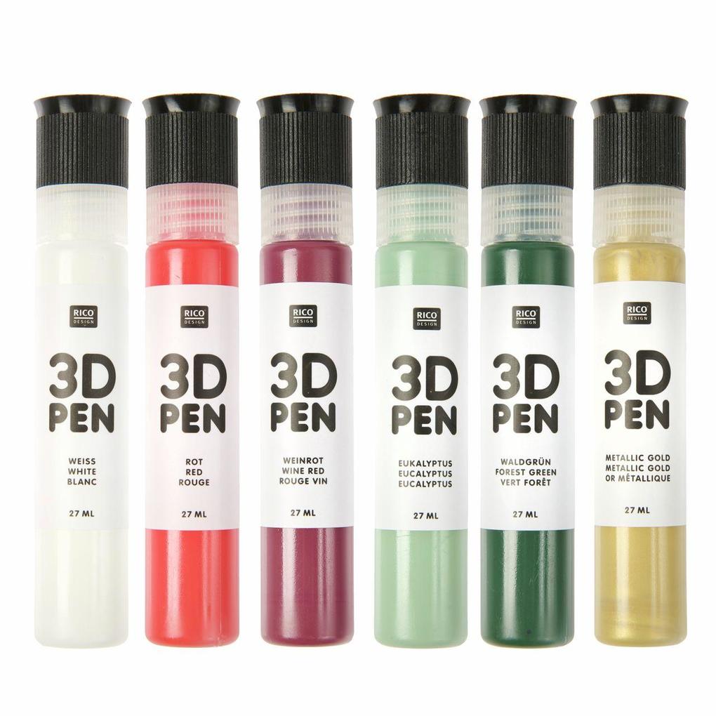 Weitere Ansicht: 3D Pen - Set Weihnachten Set 6 x 27ml