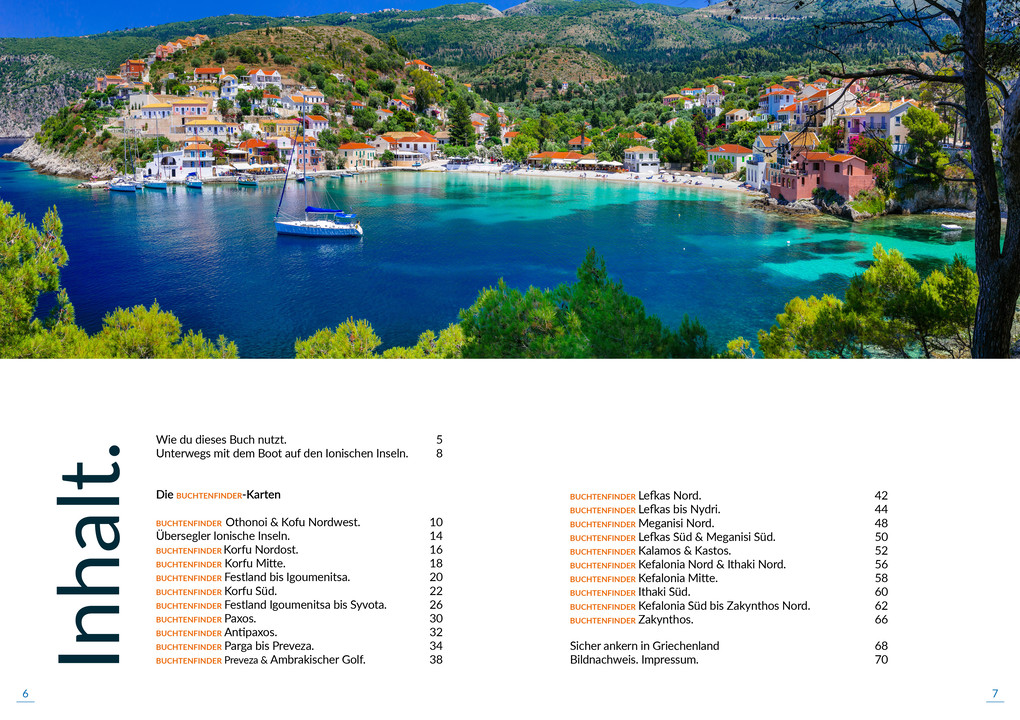 Weitere Ansicht: Buchtenfinder Ionische Inseln - Ausgabe 2026 | Thomas Käsbohrer