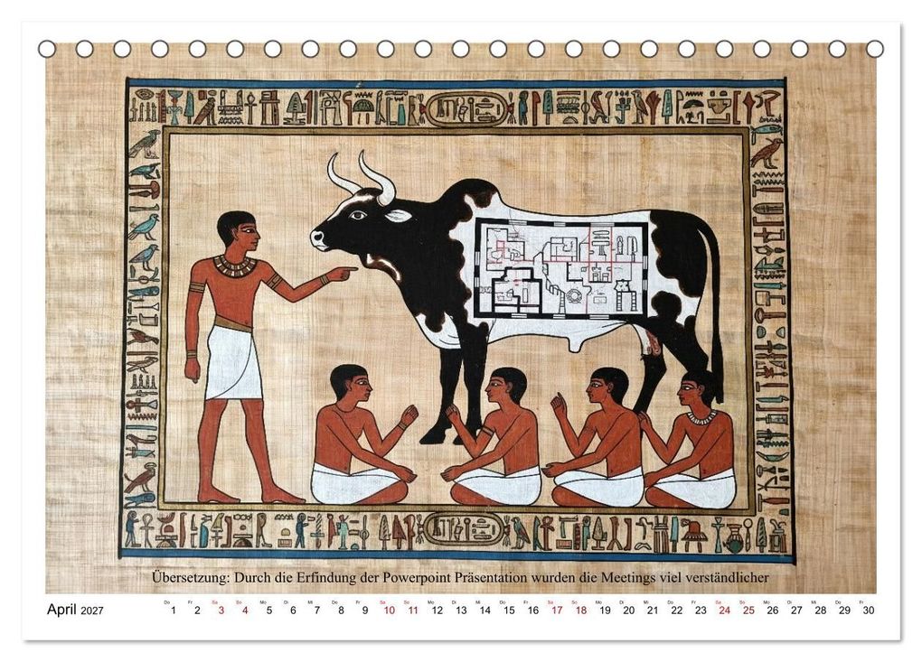 Weitere Ansicht: Am Nil ist auch nur Montag (Tischkalender 2027 DIN A5 quer), CALVENDO Monatskalender | Kerstin Waurick, Calvendo