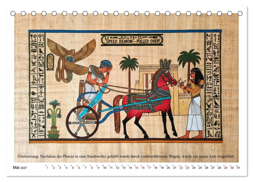Weitere Ansicht: Am Nil ist auch nur Montag (Tischkalender 2027 DIN A5 quer), CALVENDO Monatskalender | Kerstin Waurick, Calvendo