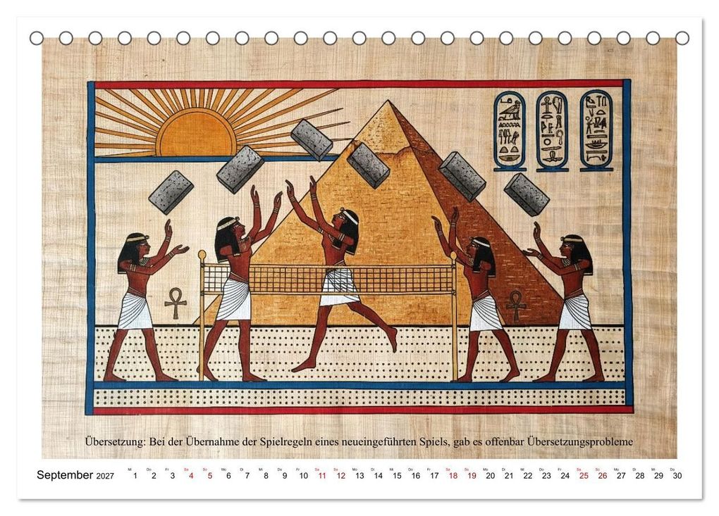Weitere Ansicht: Am Nil ist auch nur Montag (Tischkalender 2027 DIN A5 quer), CALVENDO Monatskalender | Kerstin Waurick, Calvendo