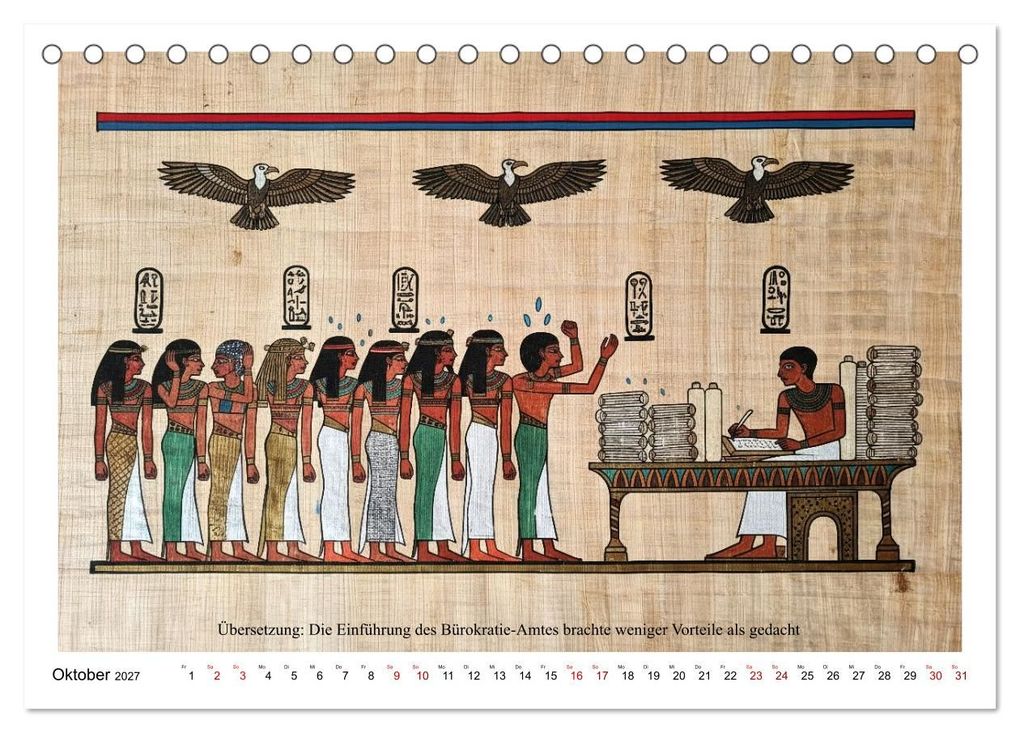 Weitere Ansicht: Am Nil ist auch nur Montag (Tischkalender 2027 DIN A5 quer), CALVENDO Monatskalender | Kerstin Waurick, Calvendo