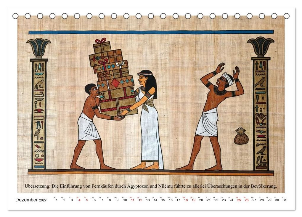 Weitere Ansicht: Am Nil ist auch nur Montag (Tischkalender 2027 DIN A5 quer), CALVENDO Monatskalender | Kerstin Waurick, Calvendo