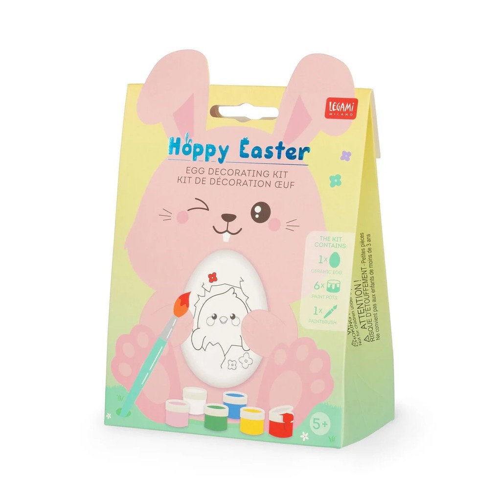 Weitere Ansicht: Legami Dekorationsset für Ostereier - Hoppy Easter, DIY Mal Set für Ostern
