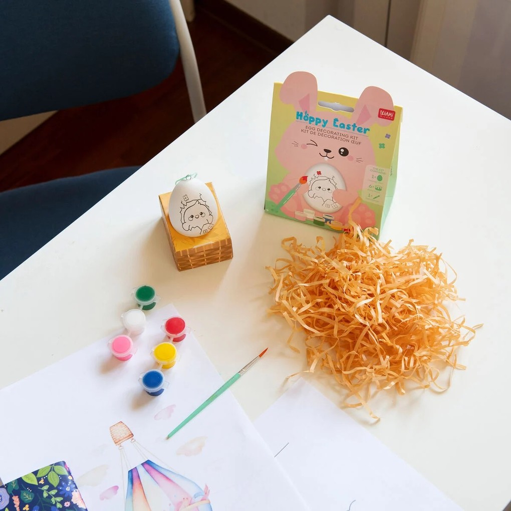 Weitere Ansicht: Legami Dekorationsset für Ostereier - Hoppy Easter, DIY Mal Set für Ostern
