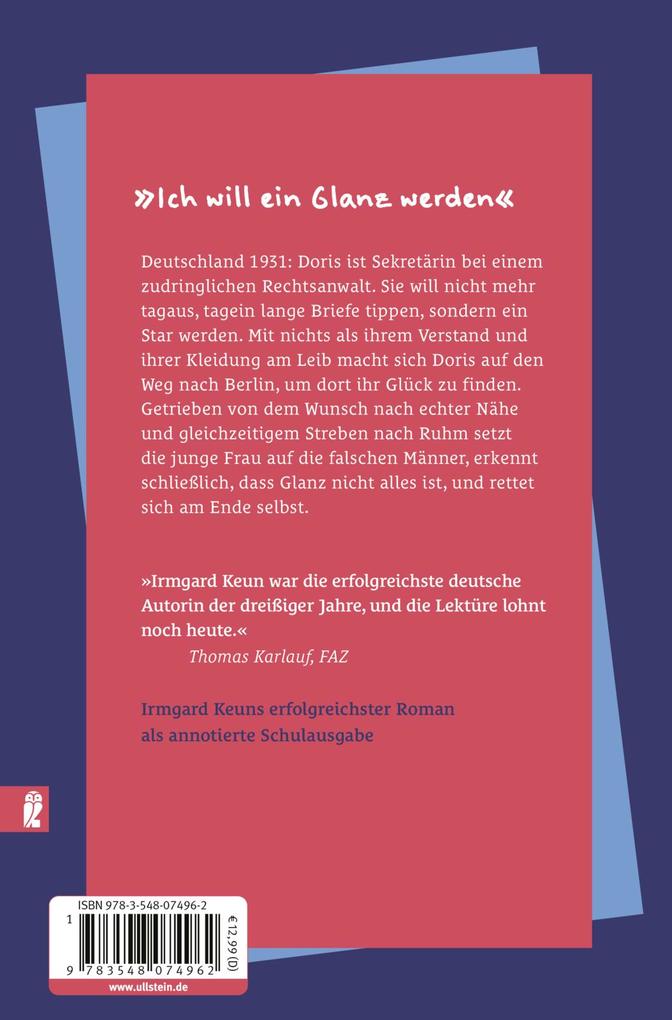 Weitere Ansicht: Das kunstseidene Mädchen (Textausgabe für den Literaturunterricht) | Irmgard Keun