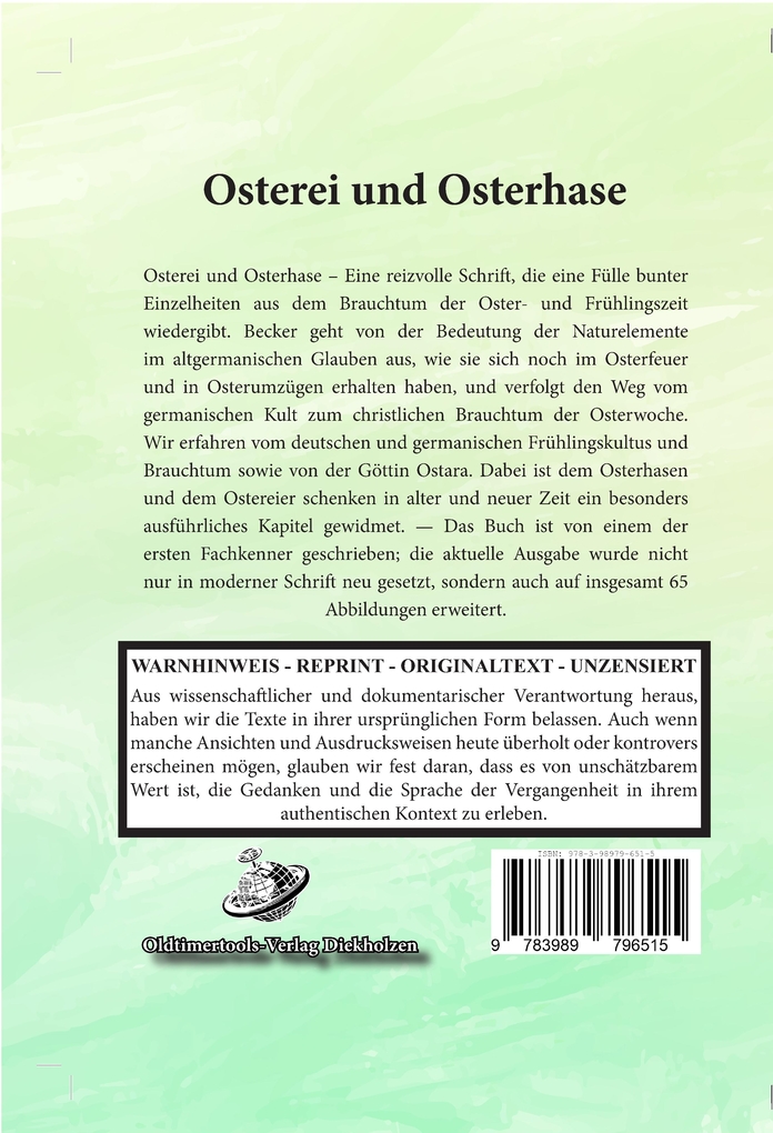 Weitere Ansicht: Osterei und Osterhase | Albert Becker