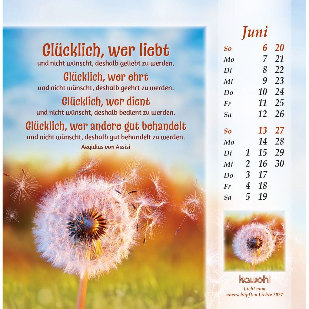 Weitere Ansicht: Licht vom unerschöpften Lichte 2027