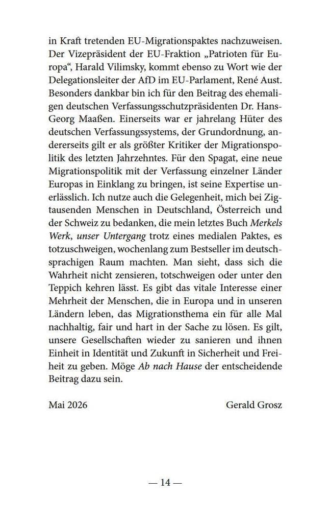 Weitere Ansicht: Ab nach Hause | Gerald Grosz