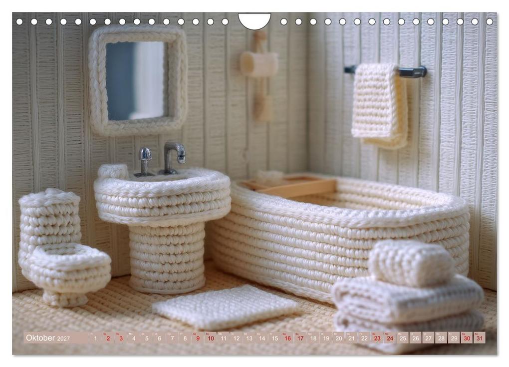 Weitere Ansicht: Amigurumi Wohnwelten. Textiles Interior Design mit Charme (Wandkalender 2027 DIN A4 quer), CALVENDO Monatskalender | Hanna Wagner, Calvendo