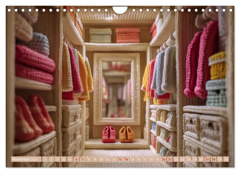 Weitere Ansicht: Amigurumi Wohnwelten. Textiles Interior Design mit Charme (Wandkalender 2027 DIN A4 quer), CALVENDO Monatskalender | Hanna Wagner, Calvendo