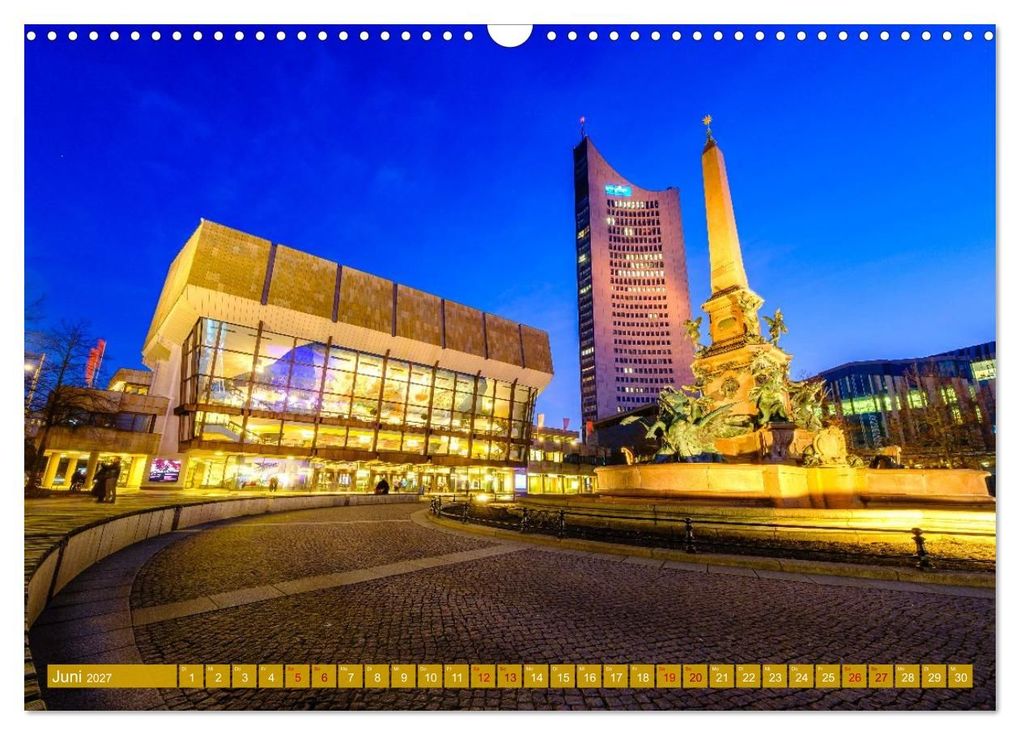 Weitere Ansicht: Ein Blick auf Leipzig (Wandkalender 2027 DIN A3 quer), CALVENDO Monatskalender | Markus W. Lambrecht, Calvendo