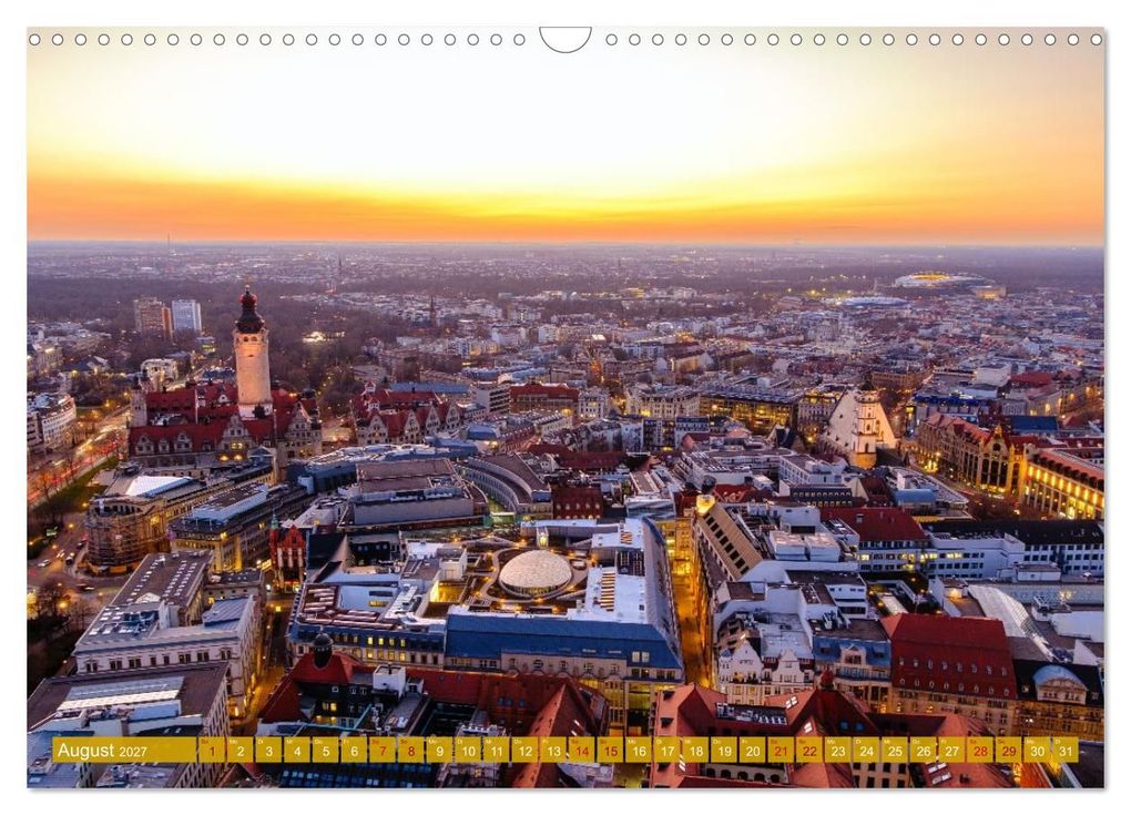 Weitere Ansicht: Ein Blick auf Leipzig (Wandkalender 2027 DIN A3 quer), CALVENDO Monatskalender | Markus W. Lambrecht, Calvendo