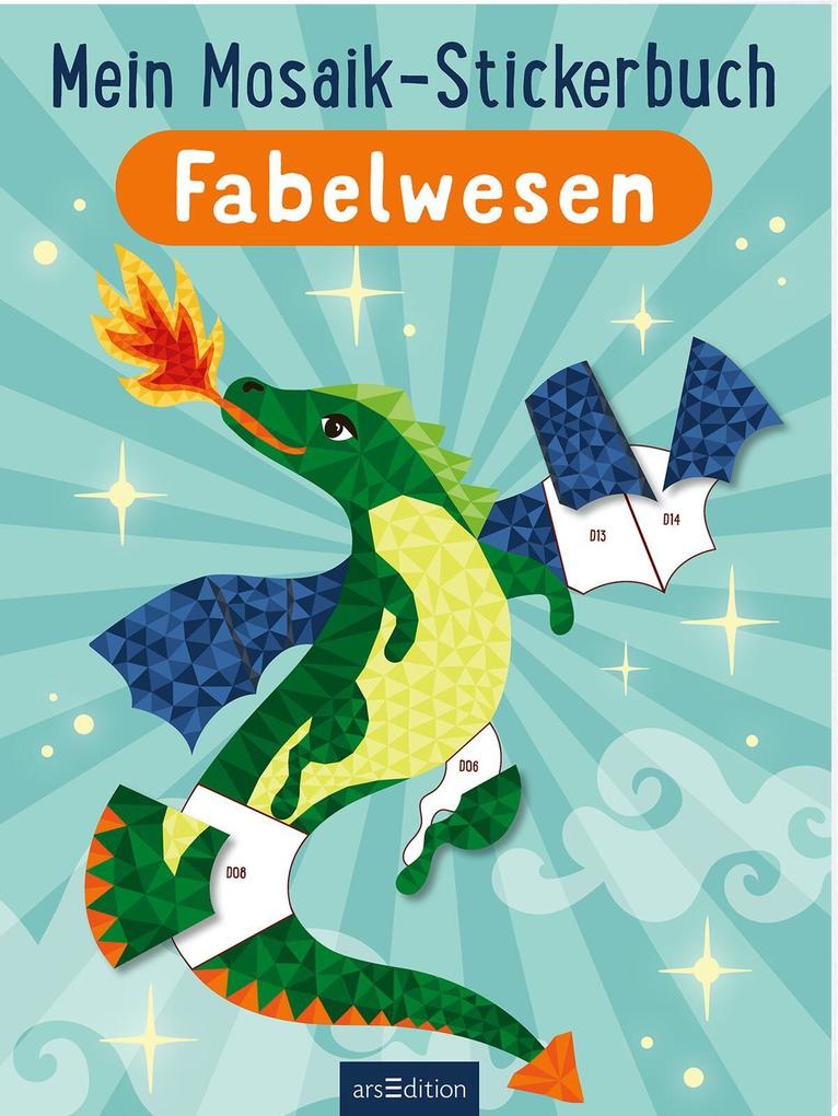 Produktbild: Mein Mosaik-Stickerbuch - Fabelwesen