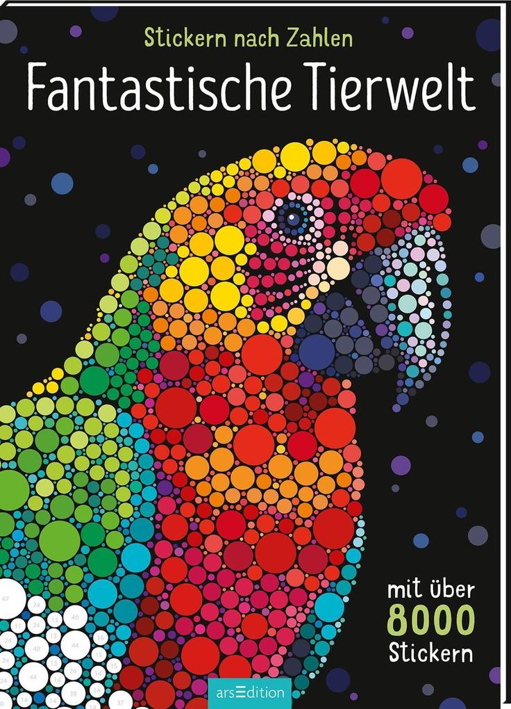 Produktbild: Stickern nach Zahlen - Fantastische Tierwelt