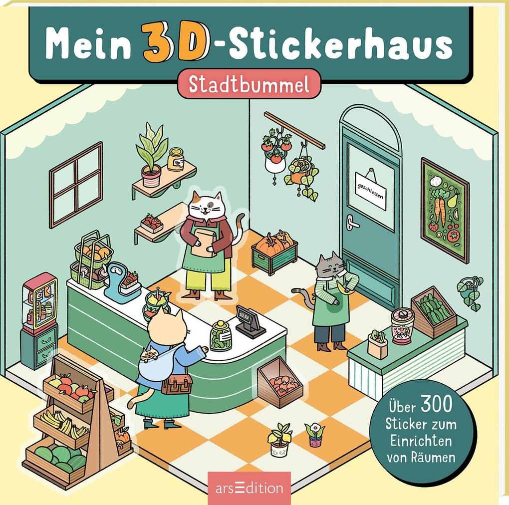 Produktbild: Mein 3D-Stickerhaus - Cozy Stadtbummel