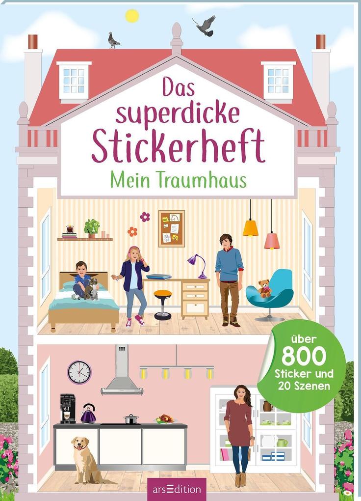 Produktbild: Das superdicke Stickerheft - Mein Traumhaus
