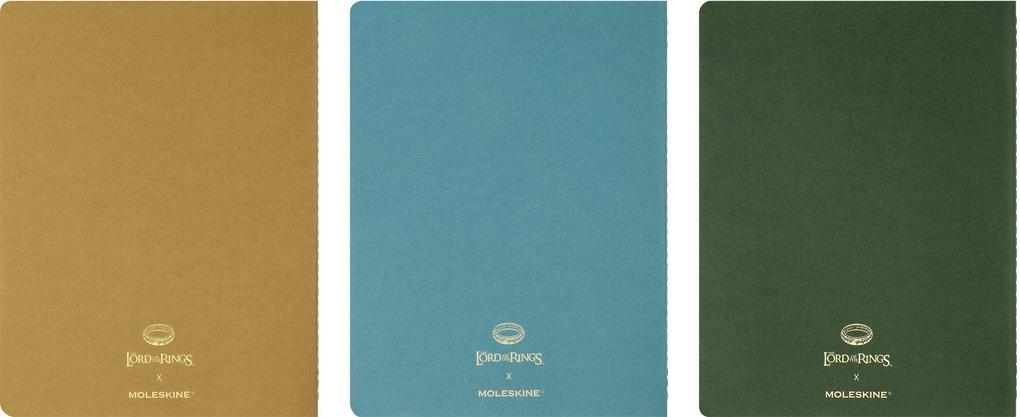 Weitere Ansicht: Moleskine Der Herr der Ringe Cahier (3er-Set), XL, liniert, weicher Einband