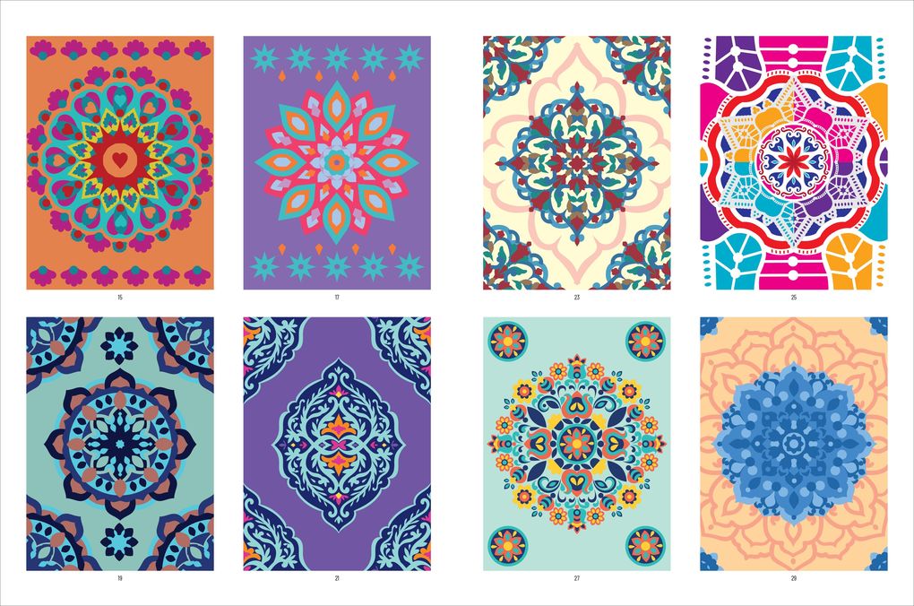 Weitere Ansicht: Malen nach Zahlen: Mandalas