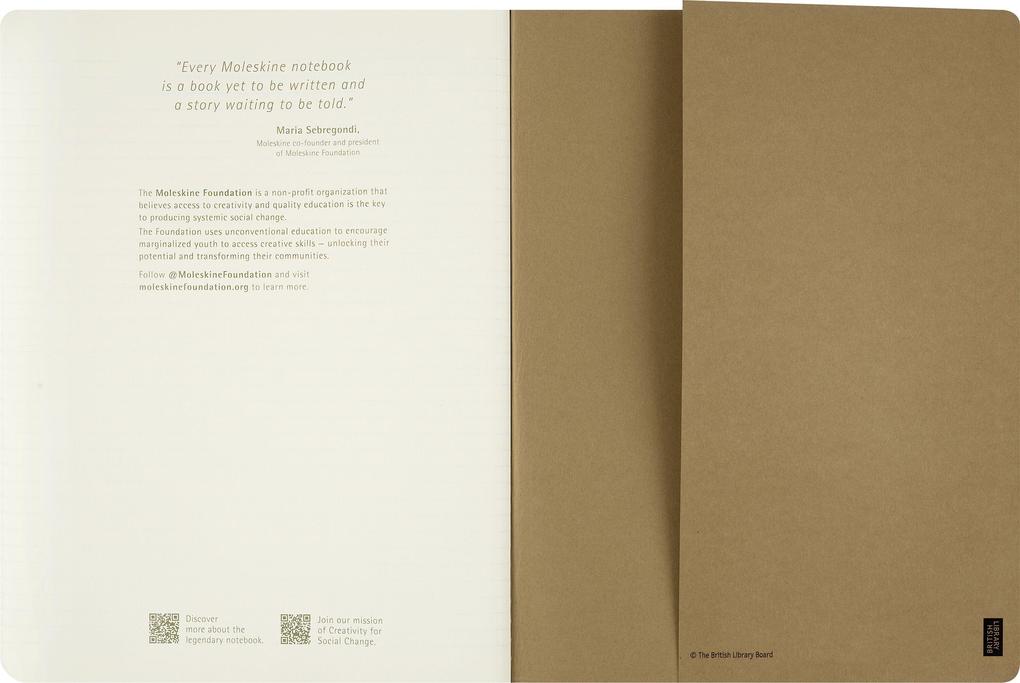 Weitere Ansicht: Moleskine Alice im Wunderland Cahier XL (3er-Set), liniert, weicher Einband