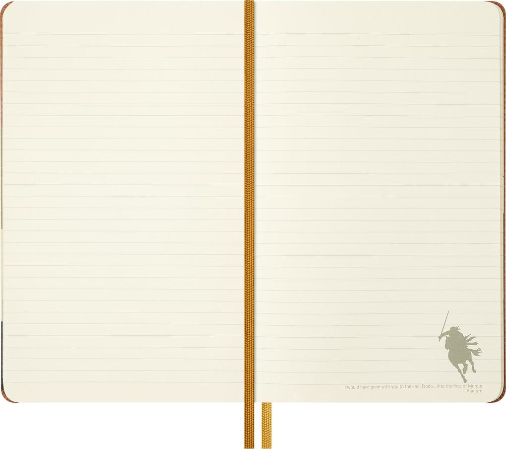 Weitere Ansicht: Moleskine Der Herr der Ringe Notizbuch Frodo Sam limitierte Ausgabe, L/A5, liniert, fester Einband