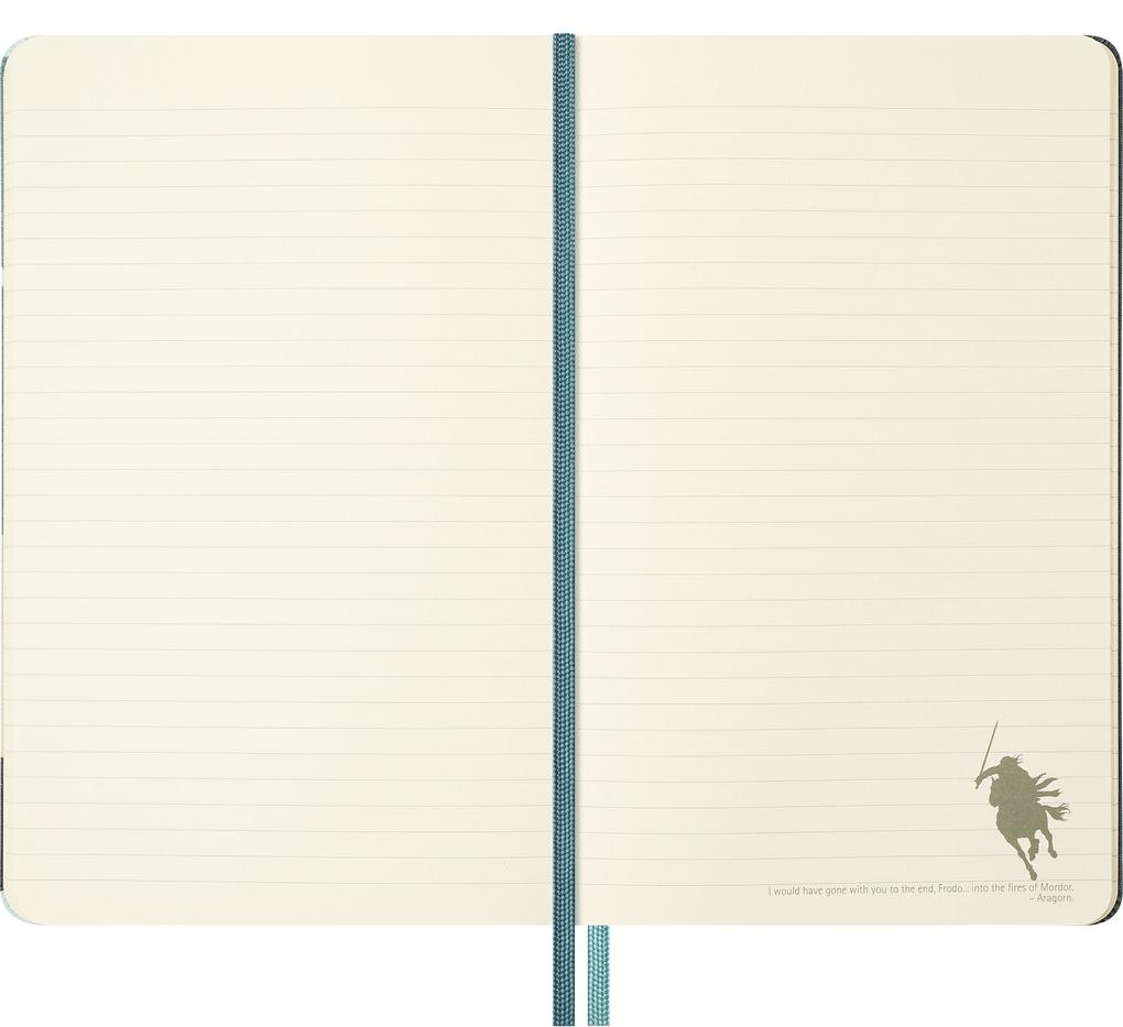Weitere Ansicht: Moleskine Der Herr der Ringe Notizbuch Aragorn limitierte Ausgabe, L/A5, liniert, fester Einband
