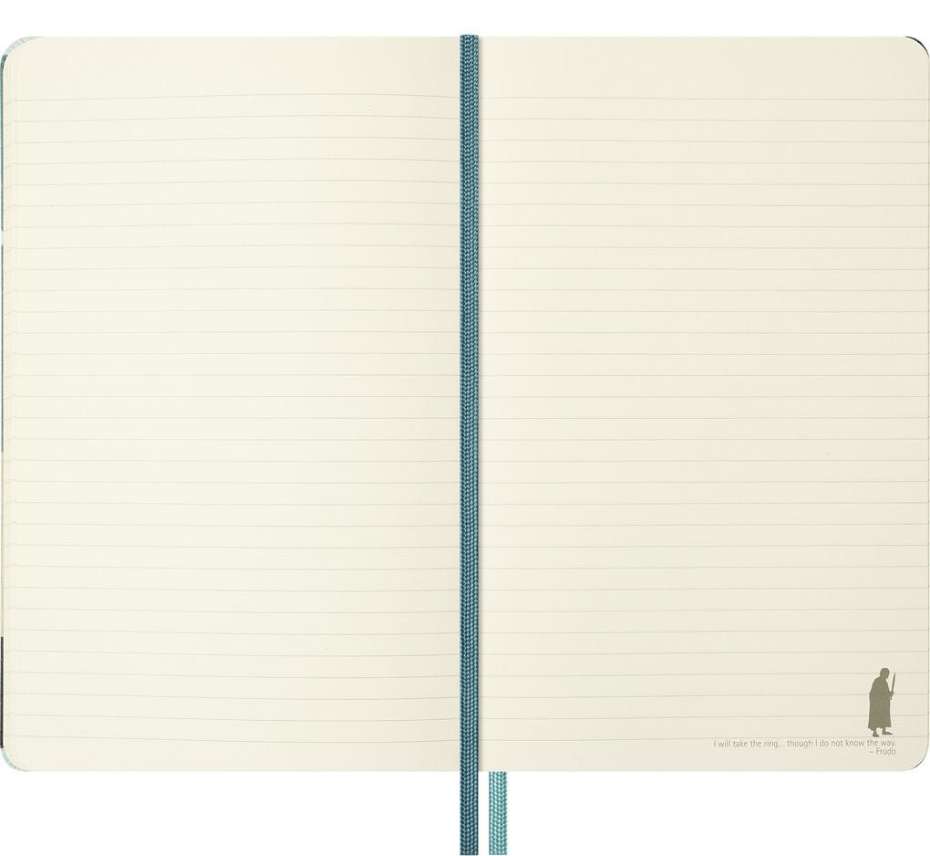 Weitere Ansicht: Moleskine Der Herr der Ringe Notizbuch Aragorn limitierte Ausgabe, L/A5, liniert, fester Einband