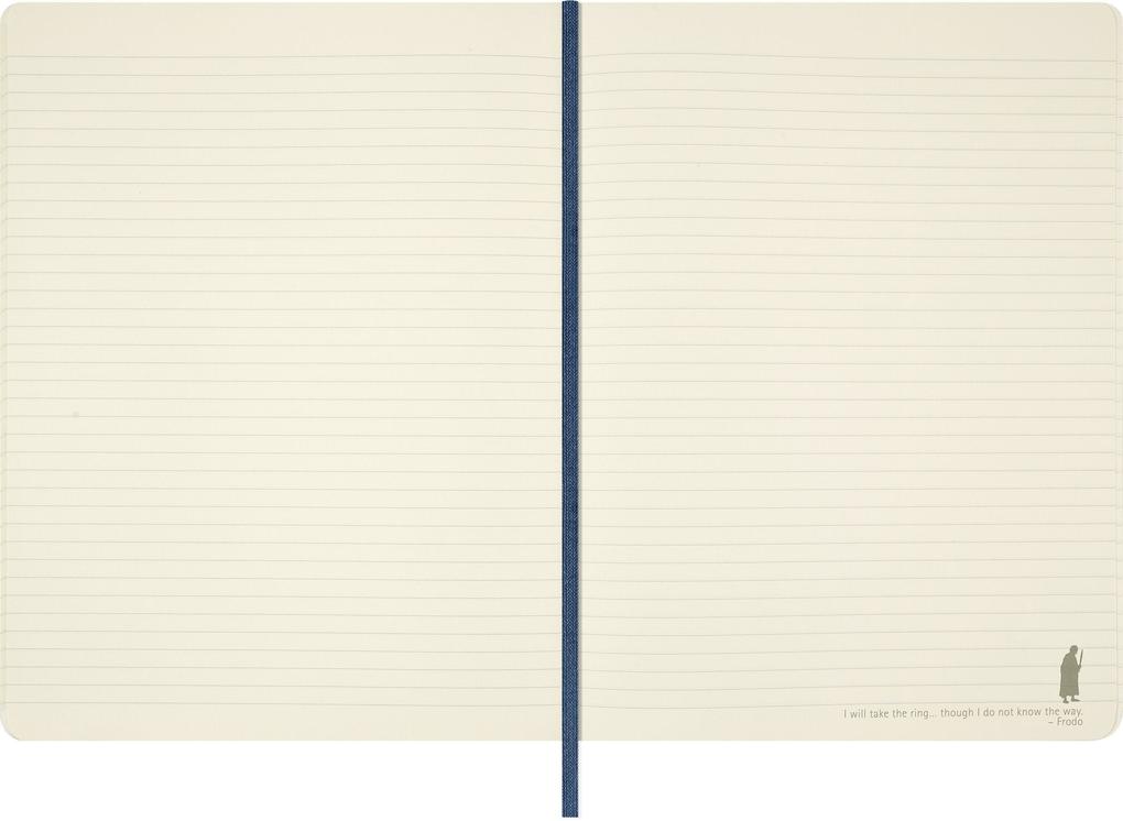 Weitere Ansicht: Moleskine Der Herr der Ringe Notizbuch, XL, liniert, fester Einband