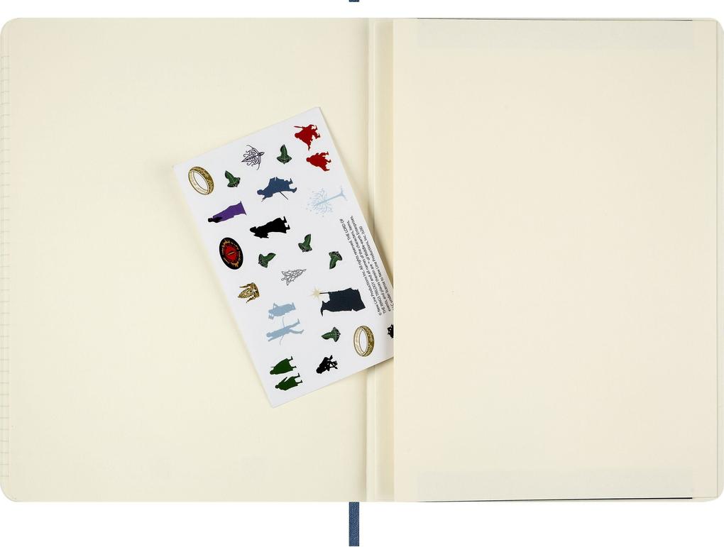 Weitere Ansicht: Moleskine Der Herr der Ringe Notizbuch, XL, liniert, fester Einband