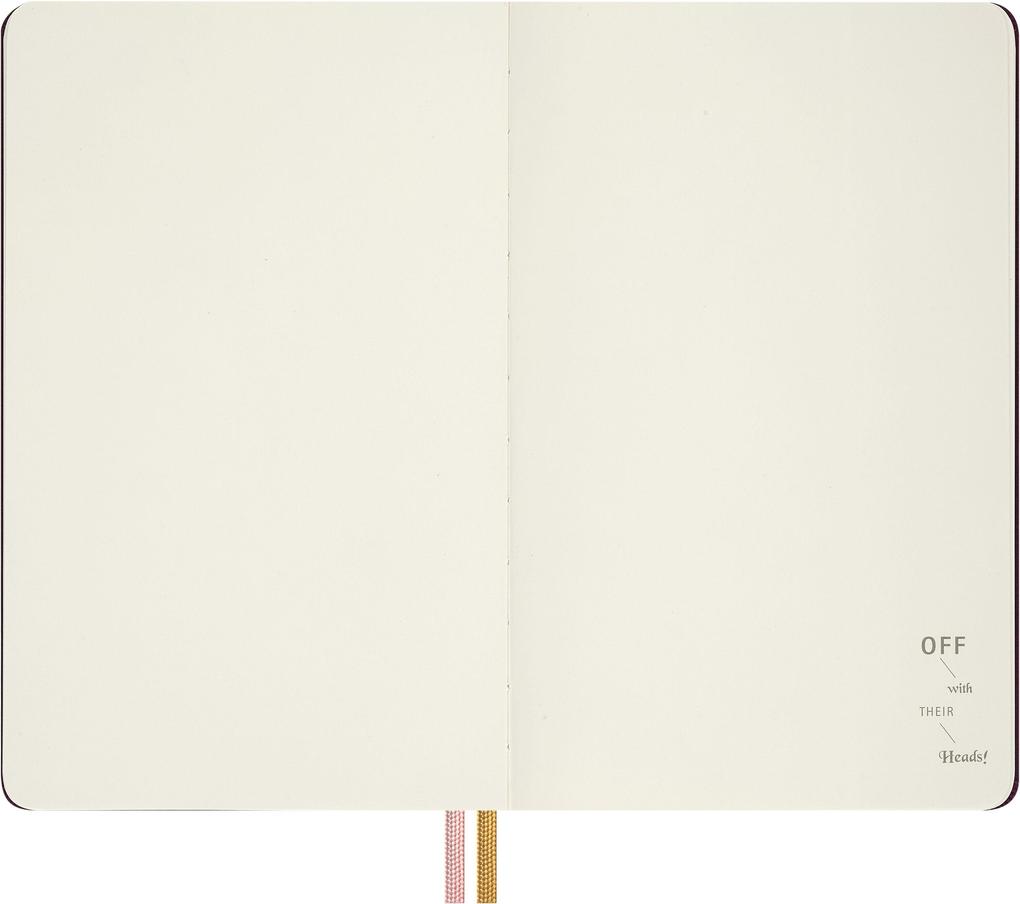 Weitere Ansicht: Moleskine Alice im Wunderland Notizbuch limitierte Ausgabe, L/A5, blanko, fester Einband