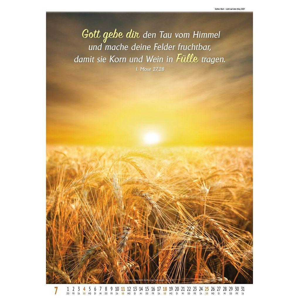 Weitere Ansicht: Gottes Wort - Licht auf dem Weg 2027