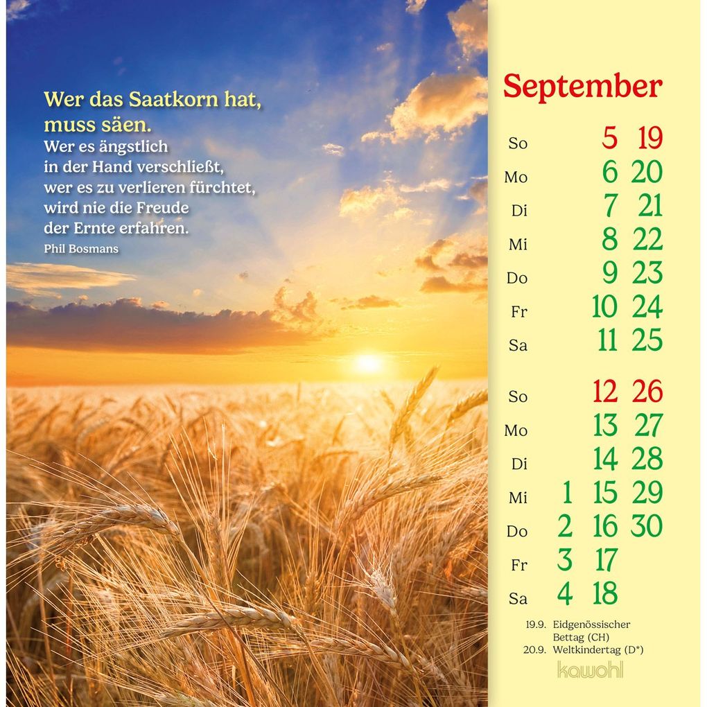Weitere Ansicht: Phil Bosmans Postkartenkalender 2027 | Phil Bosmans